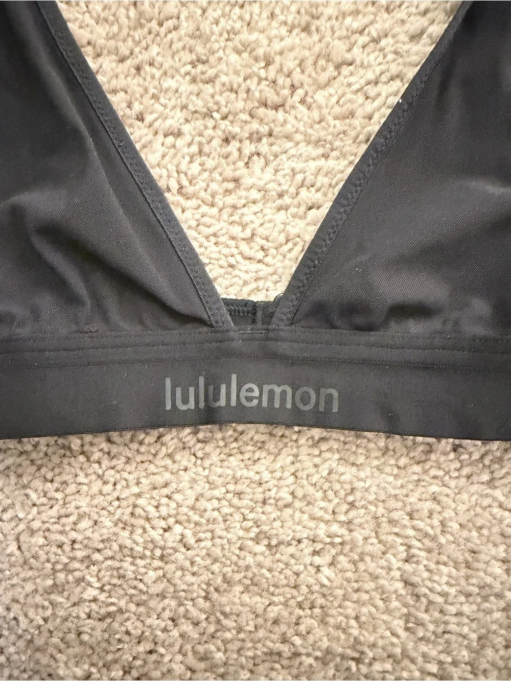 Nulu Mesh Logo Triangle Bralette *A/ В Сир